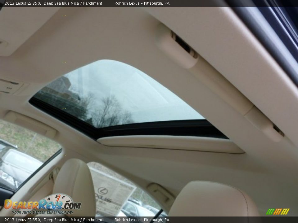 2013 Lexus ES 350 Deep Sea Blue Mica / Parchment Photo #15
