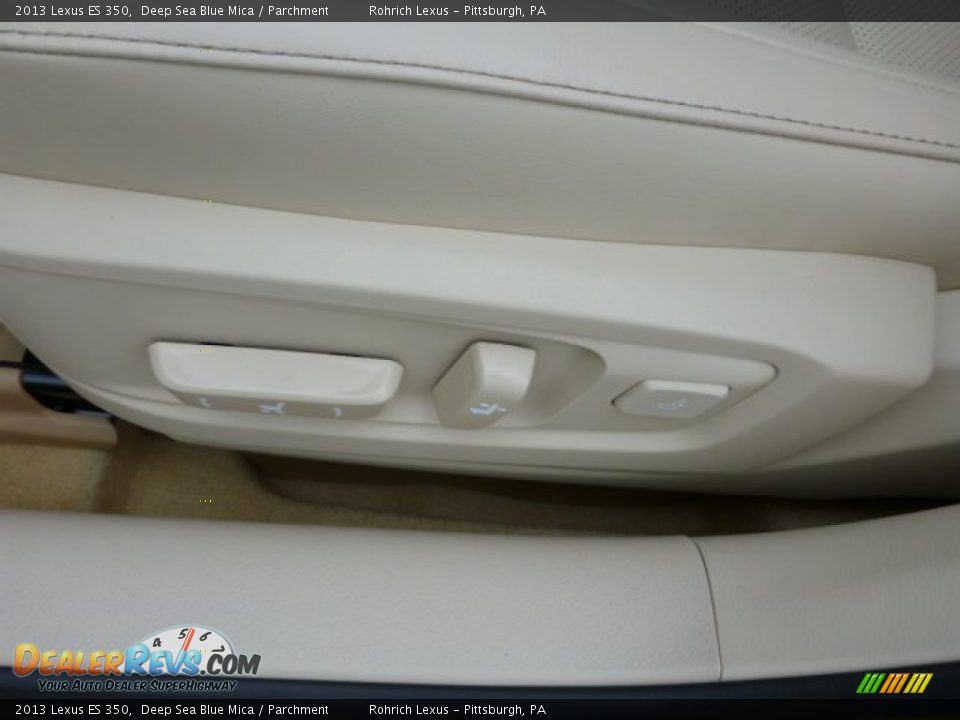 2013 Lexus ES 350 Deep Sea Blue Mica / Parchment Photo #16