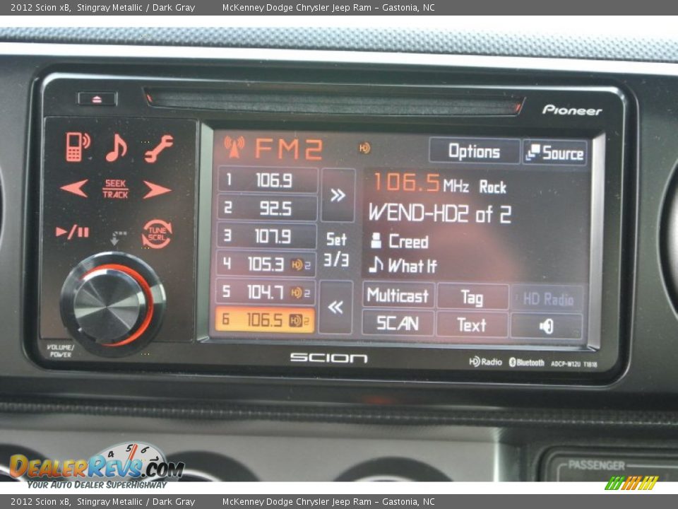 2012 Scion xB Stingray Metallic / Dark Gray Photo #13