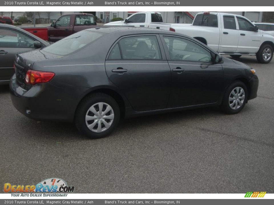 2010 Toyota Corolla LE Magnetic Gray Metallic / Ash Photo #2