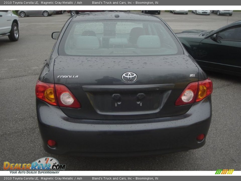 2010 Toyota Corolla LE Magnetic Gray Metallic / Ash Photo #3