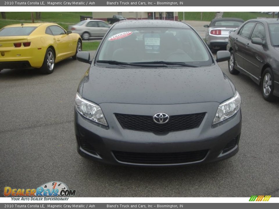 2010 Toyota Corolla LE Magnetic Gray Metallic / Ash Photo #4