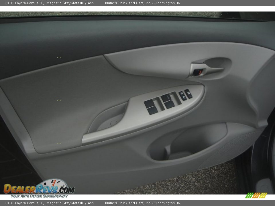 2010 Toyota Corolla LE Magnetic Gray Metallic / Ash Photo #5