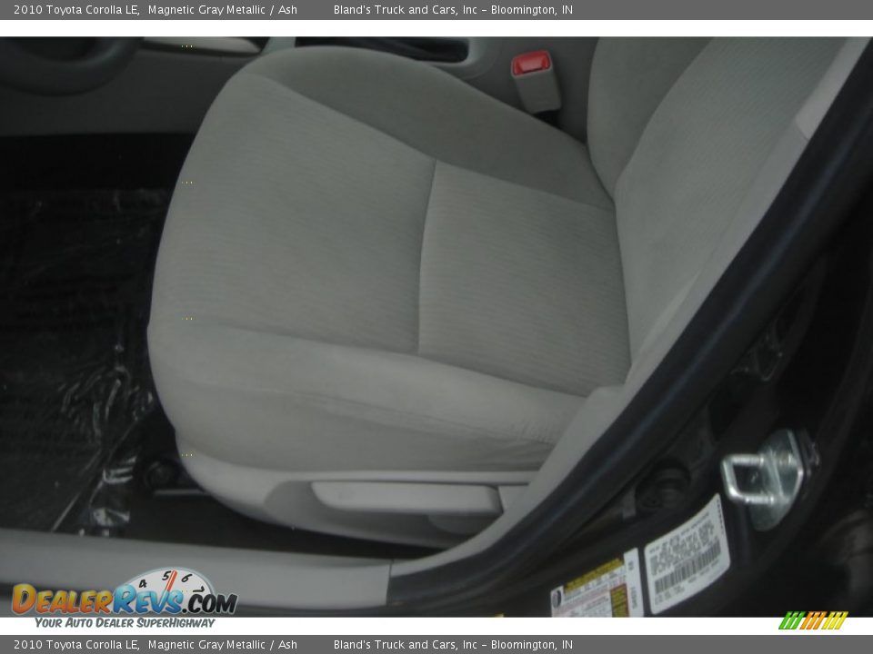 2010 Toyota Corolla LE Magnetic Gray Metallic / Ash Photo #7