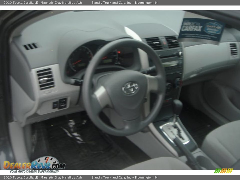 2010 Toyota Corolla LE Magnetic Gray Metallic / Ash Photo #8