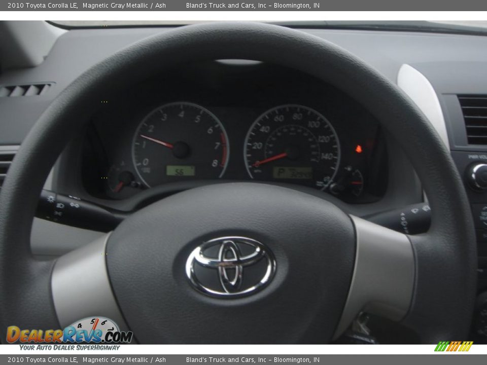 2010 Toyota Corolla LE Magnetic Gray Metallic / Ash Photo #10