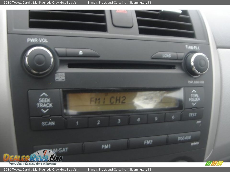 2010 Toyota Corolla LE Magnetic Gray Metallic / Ash Photo #11