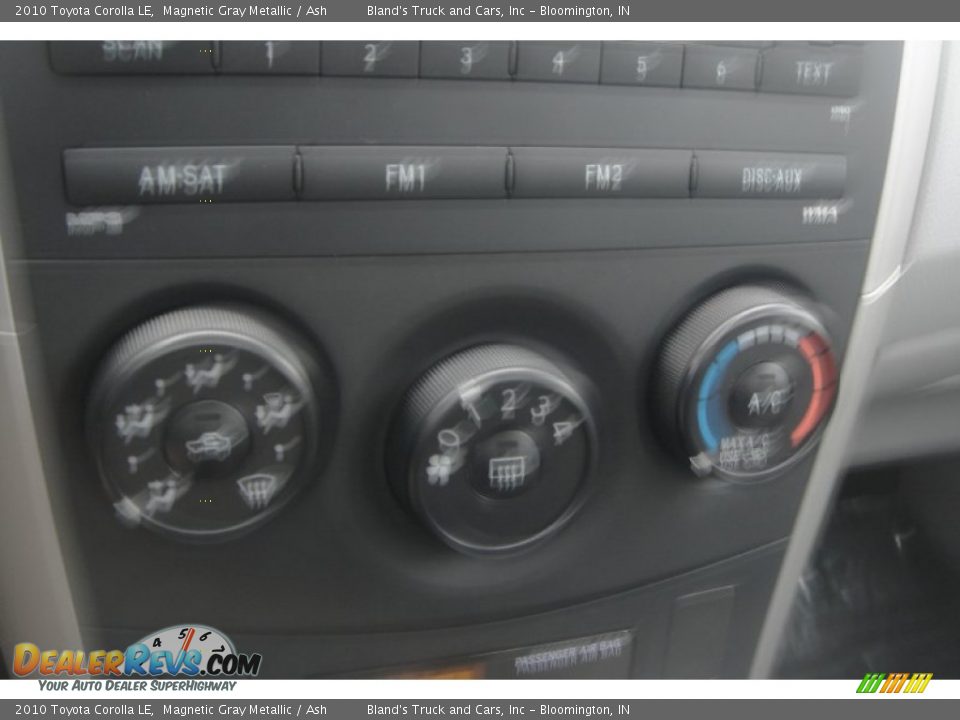 2010 Toyota Corolla LE Magnetic Gray Metallic / Ash Photo #12