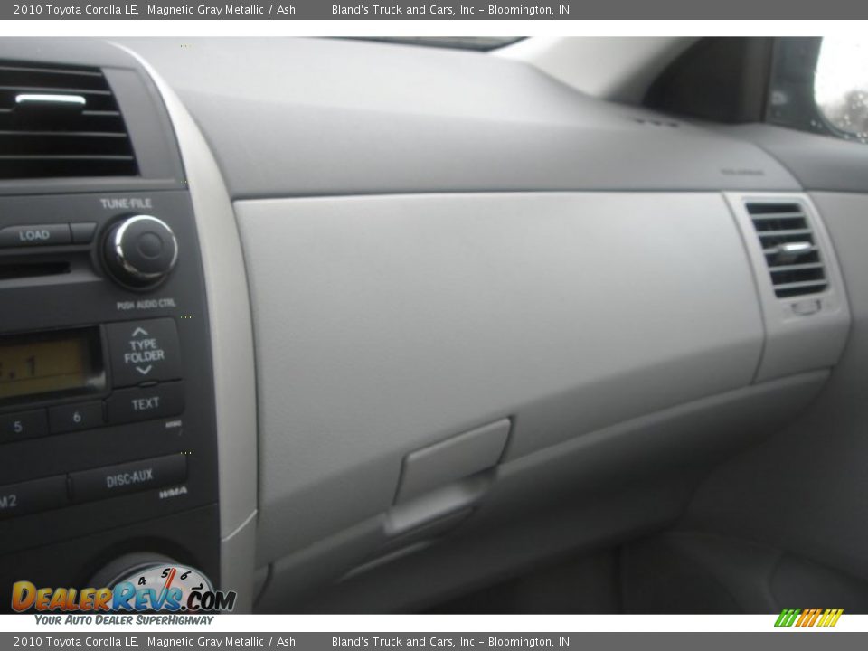 2010 Toyota Corolla LE Magnetic Gray Metallic / Ash Photo #14