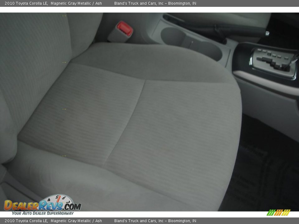2010 Toyota Corolla LE Magnetic Gray Metallic / Ash Photo #21