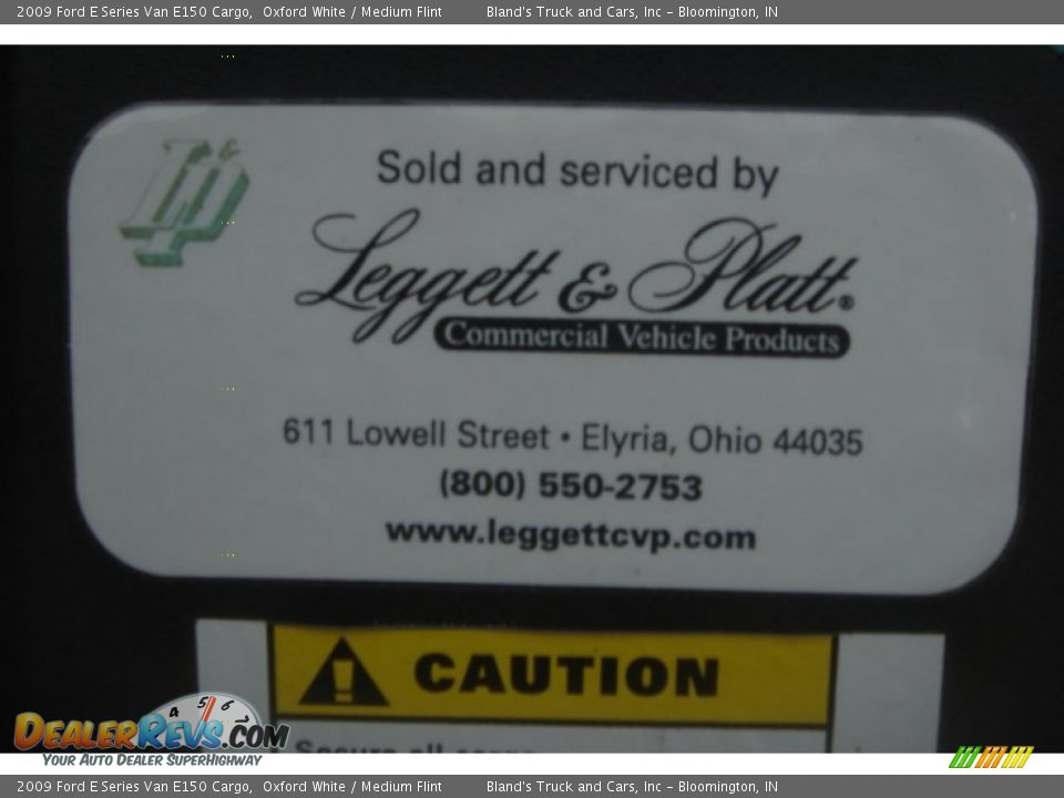 2009 Ford E Series Van E150 Cargo Oxford White / Medium Flint Photo #19