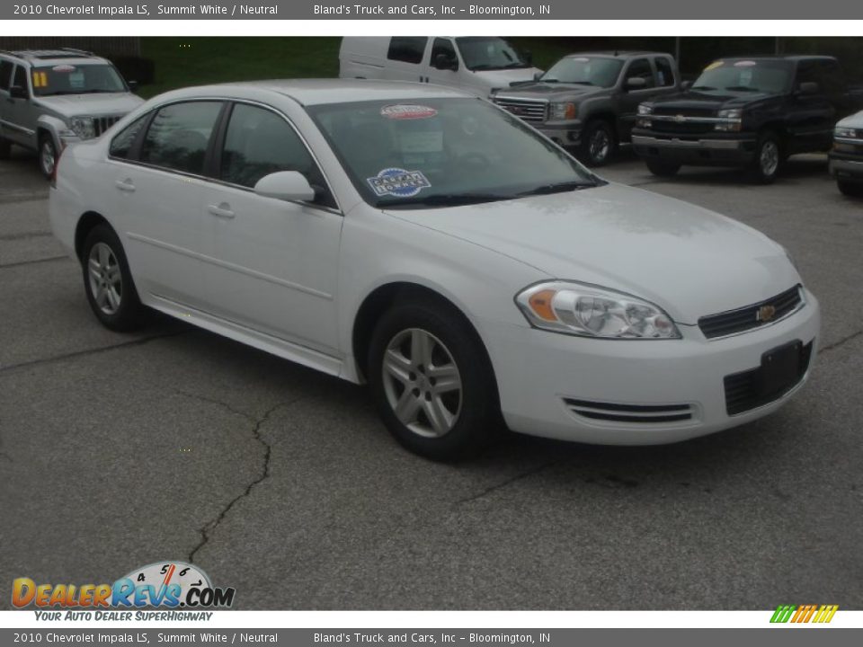 2010 Chevrolet Impala LS Summit White / Neutral Photo #1