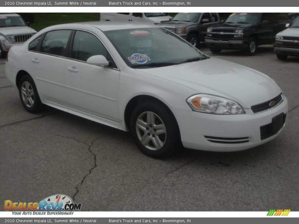 2010 Chevrolet Impala LS Summit White / Neutral Photo #2