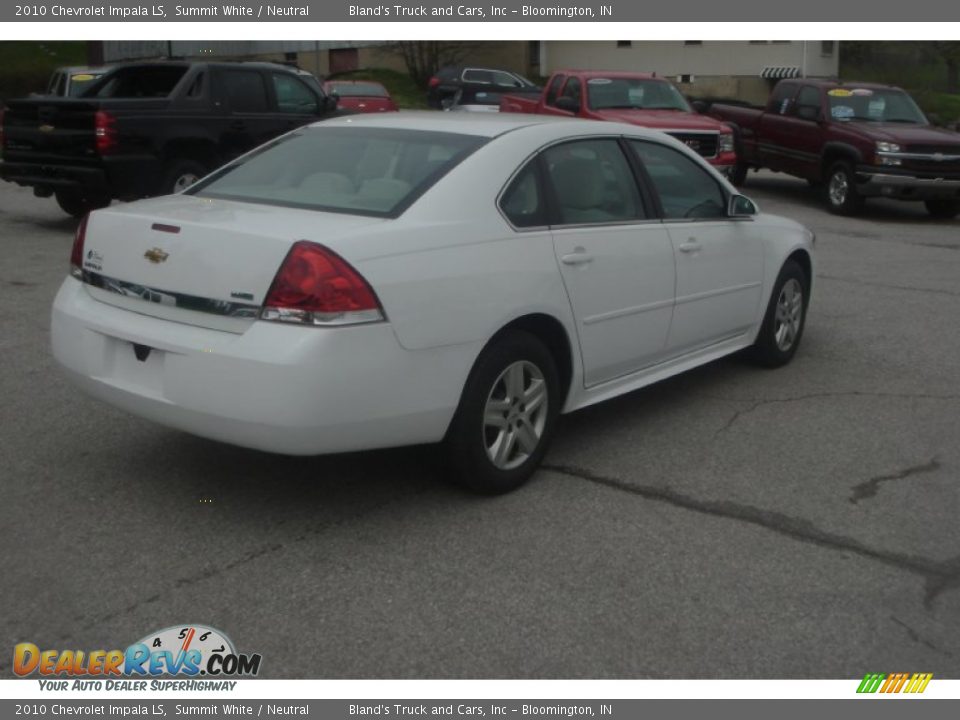 2010 Chevrolet Impala LS Summit White / Neutral Photo #3