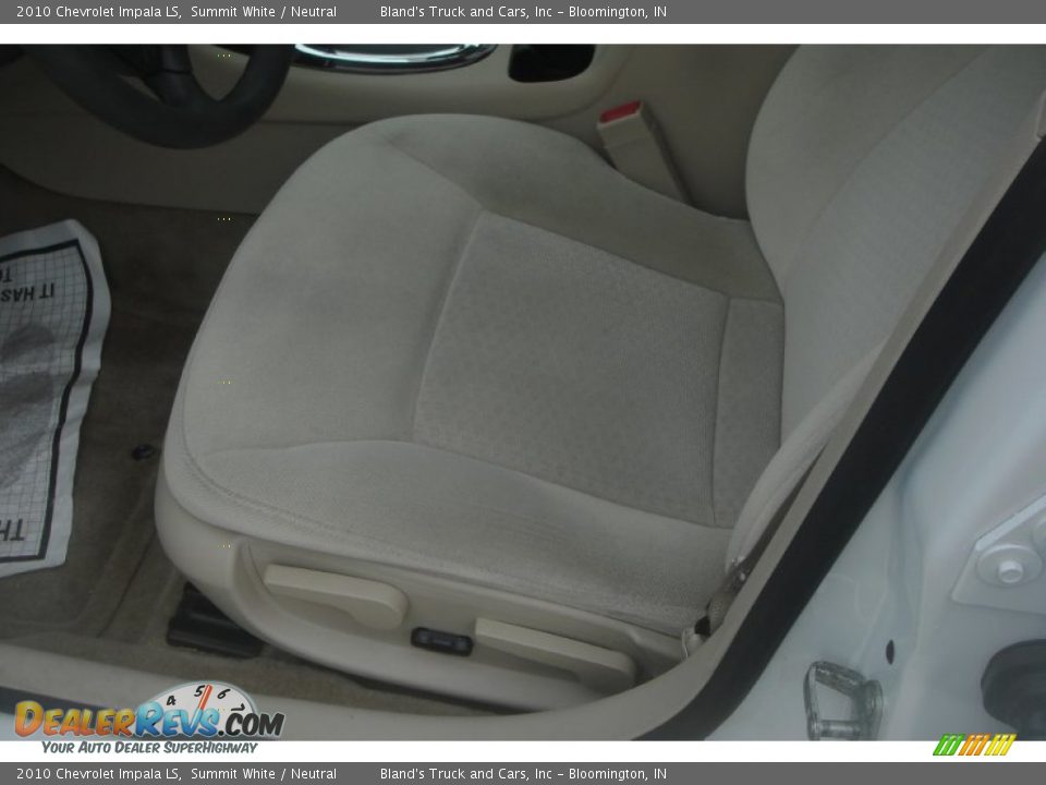 2010 Chevrolet Impala LS Summit White / Neutral Photo #9