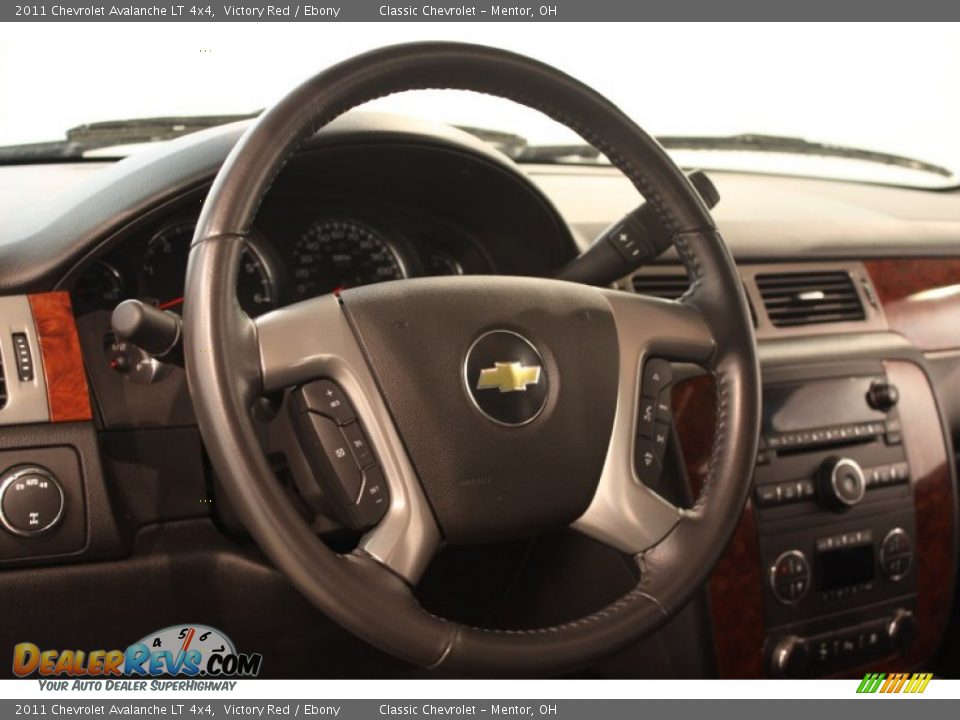 2011 Chevrolet Avalanche LT 4x4 Steering Wheel Photo #6