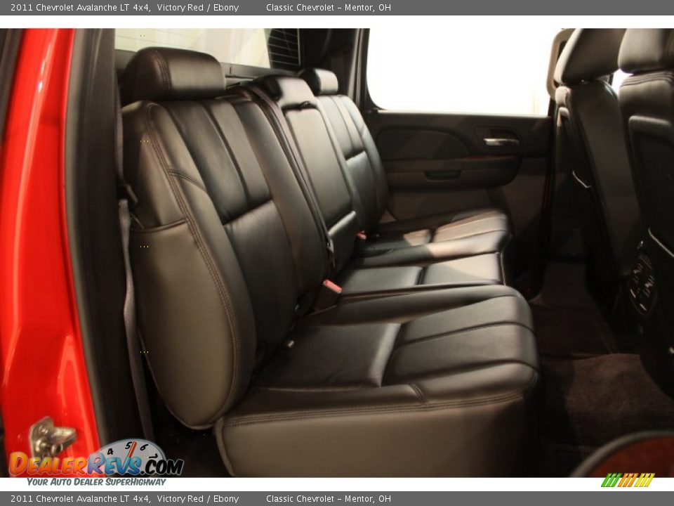 Rear Seat of 2011 Chevrolet Avalanche LT 4x4 Photo #12