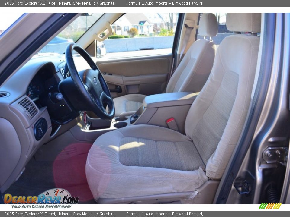 2005 Ford Explorer XLT 4x4 Mineral Grey Metallic / Graphite Photo #11