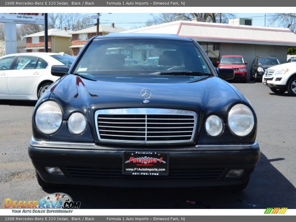 1998 Mercedes-Benz E 320 Sedan Black / Black Photo #2