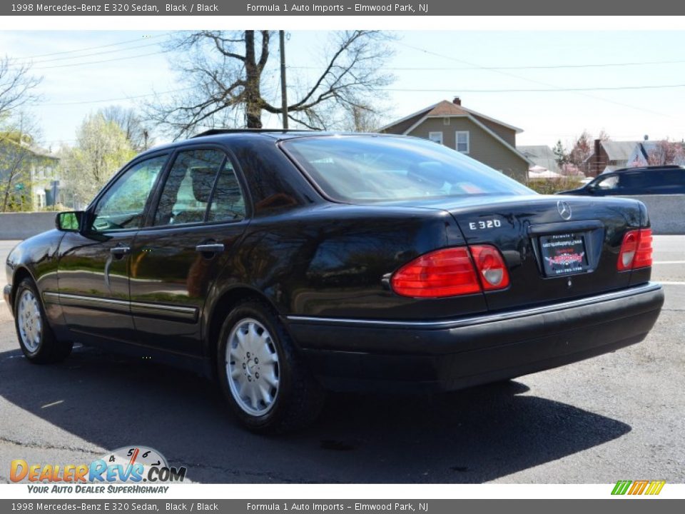 1998 Mercedes-Benz E 320 Sedan Black / Black Photo #5
