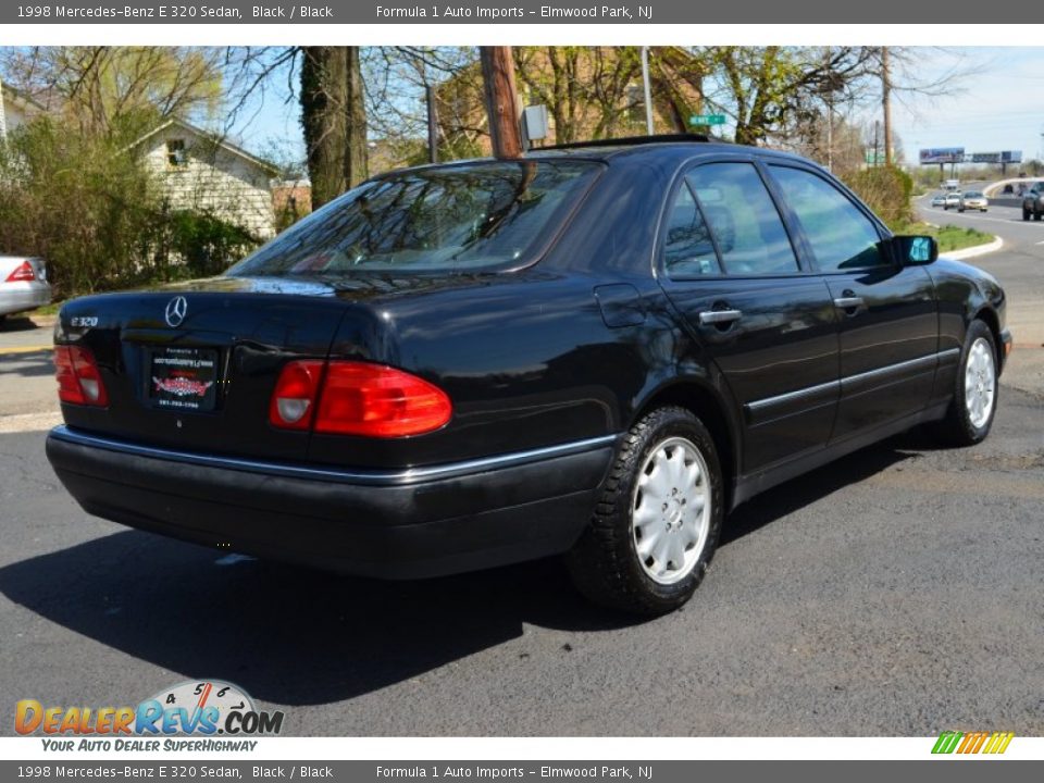 1998 Mercedes-Benz E 320 Sedan Black / Black Photo #6