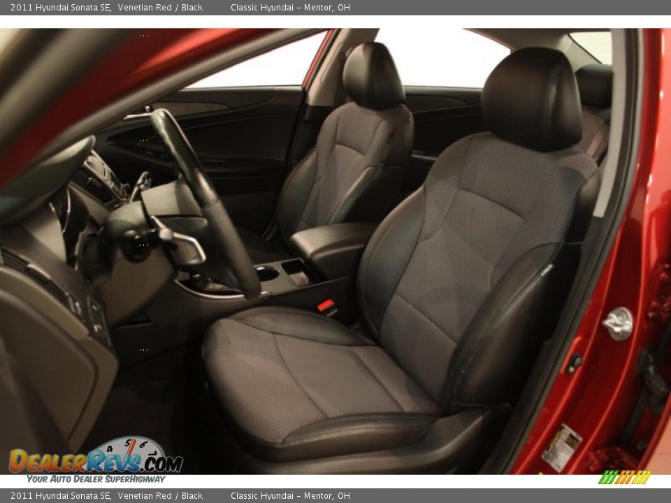 2011 Hyundai Sonata SE Venetian Red / Black Photo #5