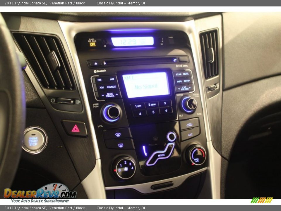 2011 Hyundai Sonata SE Venetian Red / Black Photo #8