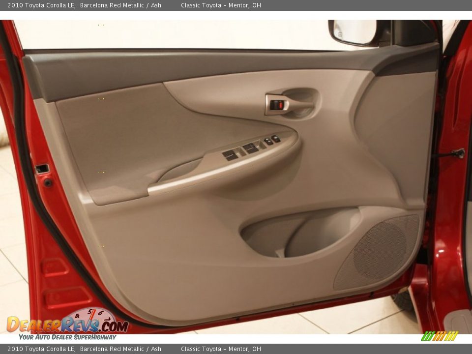 2010 Toyota Corolla LE Barcelona Red Metallic / Ash Photo #4