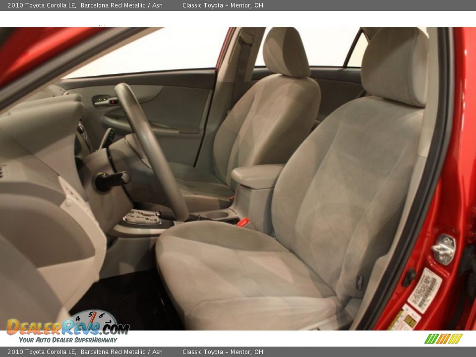 2010 Toyota Corolla LE Barcelona Red Metallic / Ash Photo #5