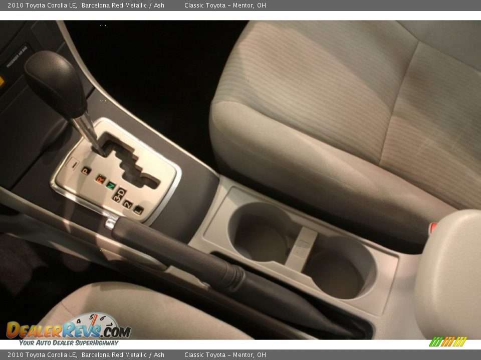 2010 Toyota Corolla LE Barcelona Red Metallic / Ash Photo #9
