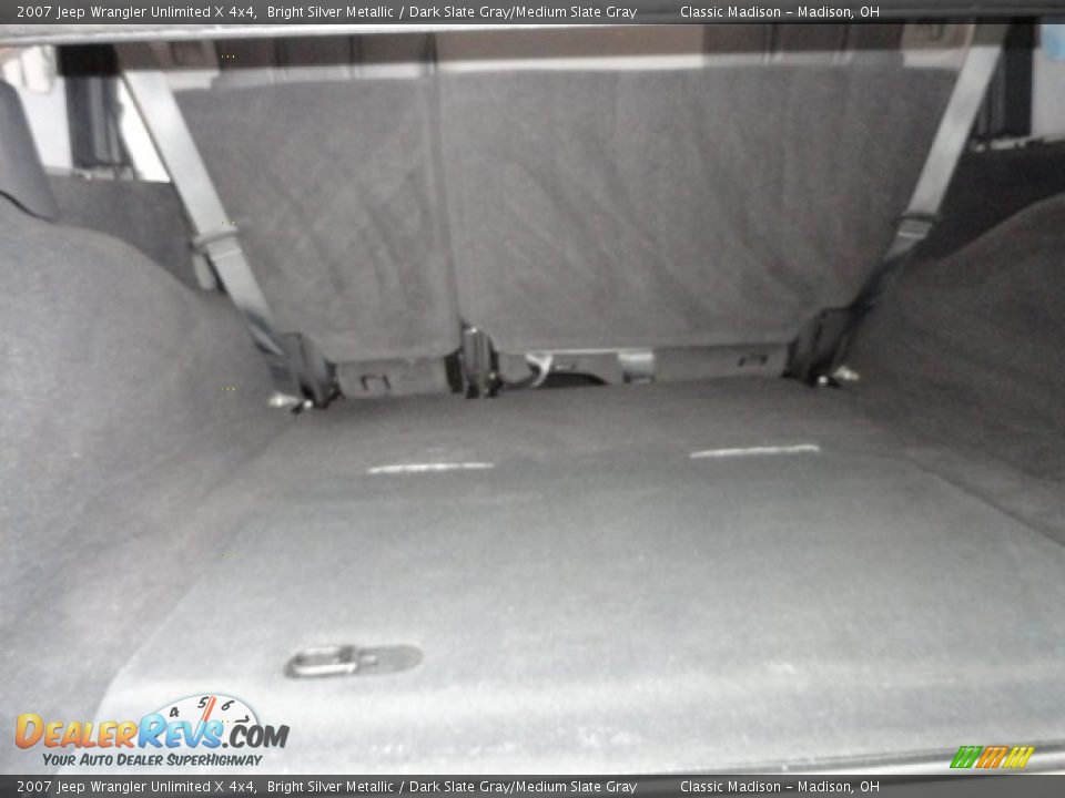 2007 Jeep Wrangler Unlimited X 4x4 Bright Silver Metallic / Dark Slate Gray/Medium Slate Gray Photo #12