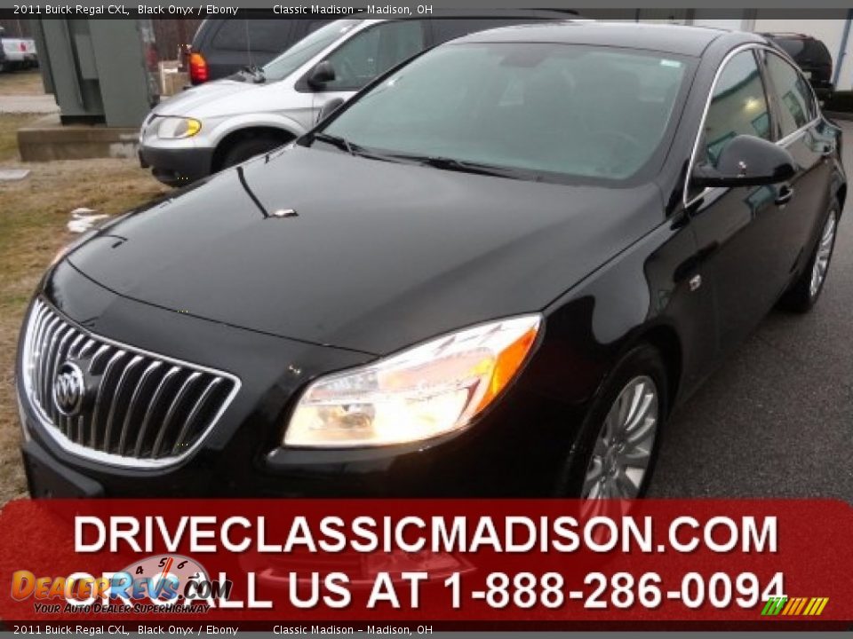 2011 Buick Regal CXL Black Onyx / Ebony Photo #1