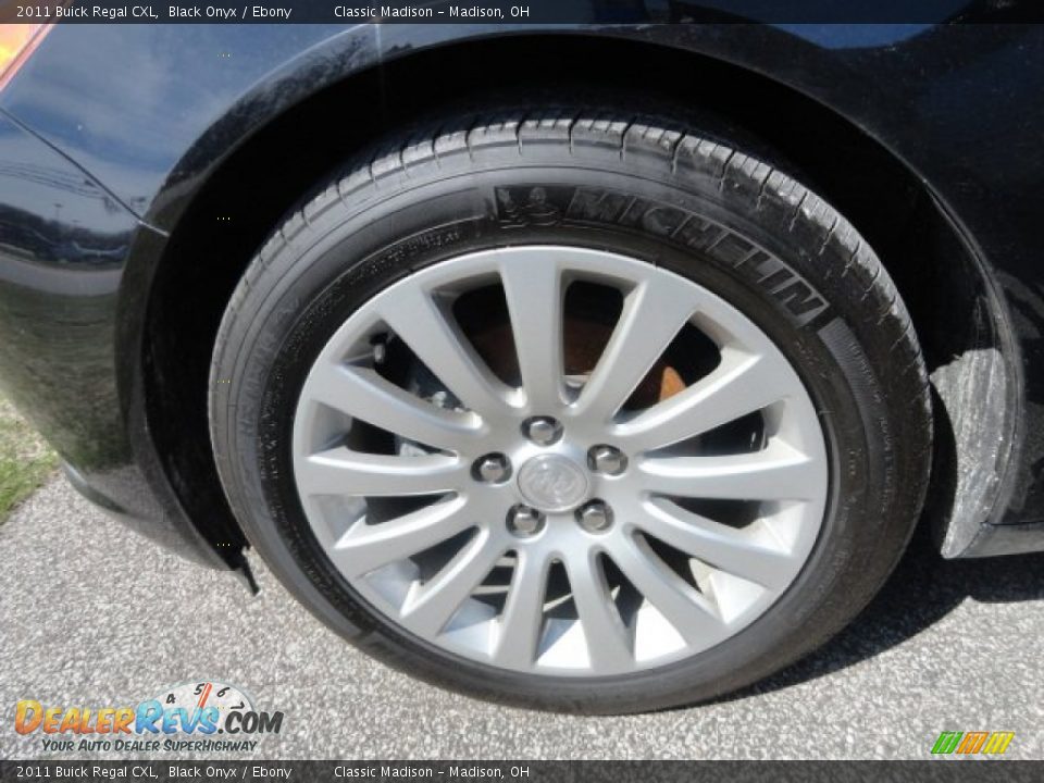 2011 Buick Regal CXL Black Onyx / Ebony Photo #3