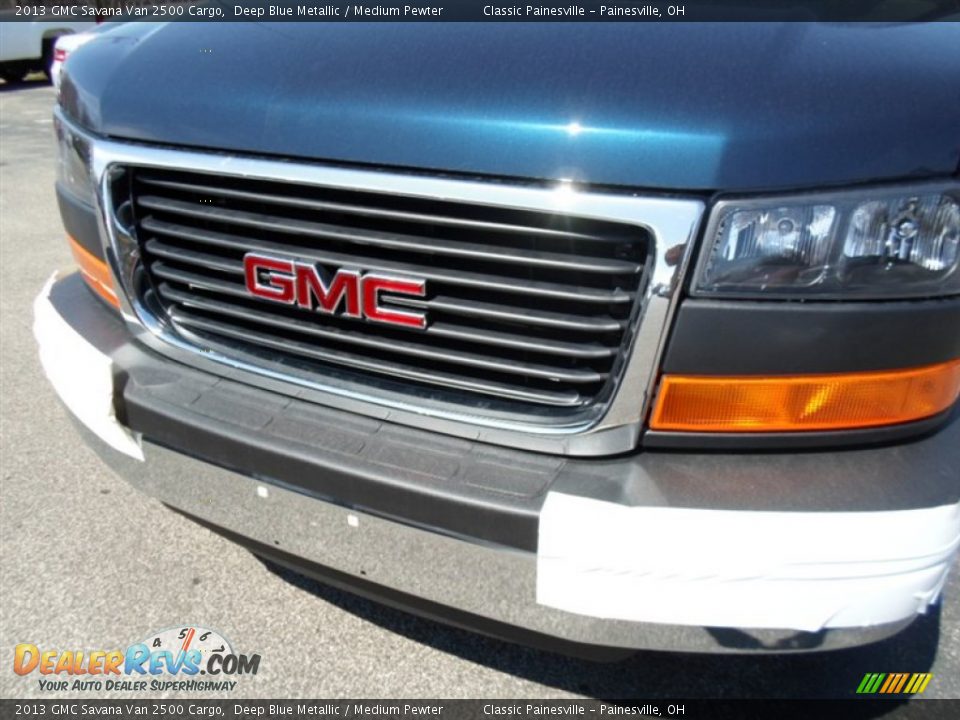 2013 GMC Savana Van 2500 Cargo Deep Blue Metallic / Medium Pewter Photo #2