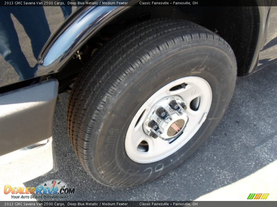 2013 GMC Savana Van 2500 Cargo Deep Blue Metallic / Medium Pewter Photo #3