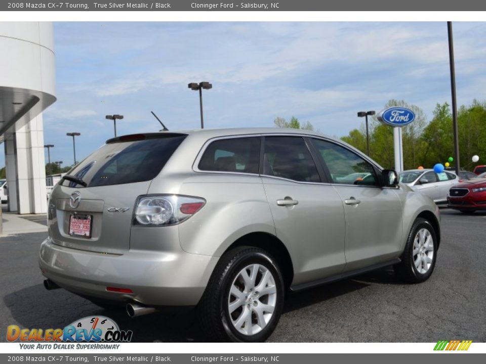 2008 Mazda CX-7 Touring True Silver Metallic / Black Photo #3