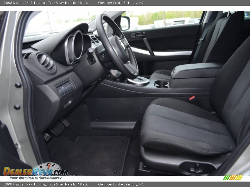 2008 Mazda CX-7 Touring True Silver Metallic / Black Photo #10