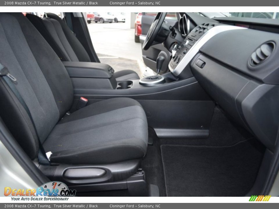 2008 Mazda CX-7 Touring True Silver Metallic / Black Photo #15