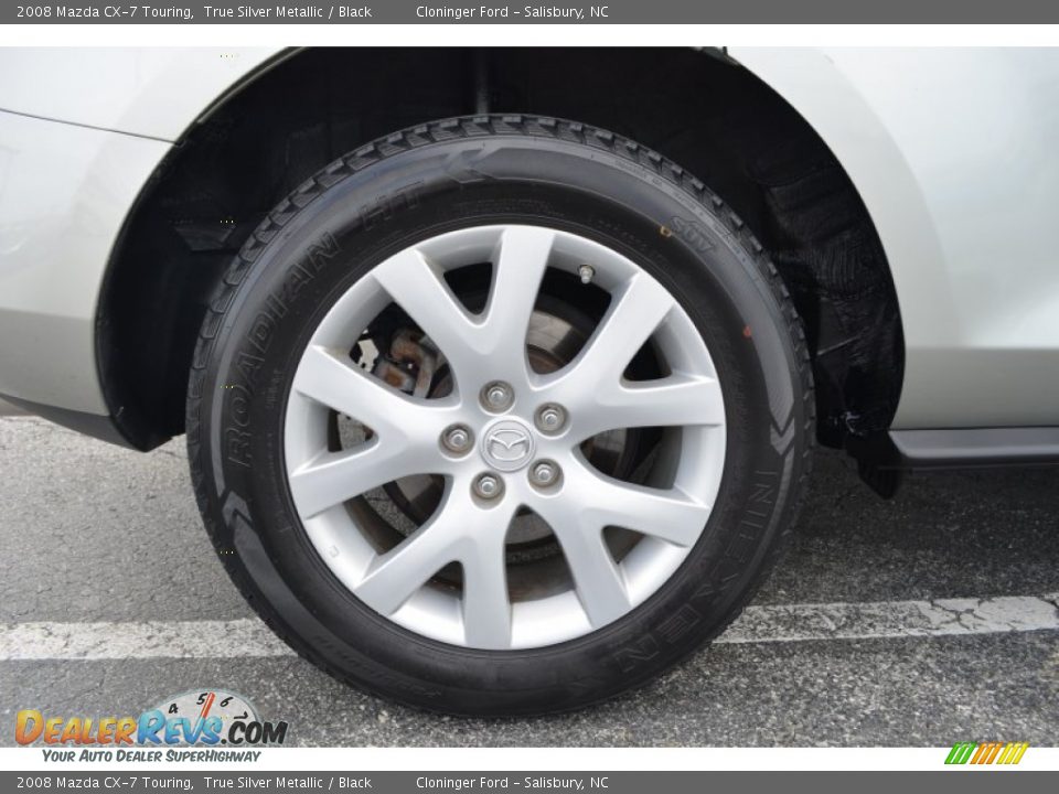 2008 Mazda CX-7 Touring True Silver Metallic / Black Photo #19