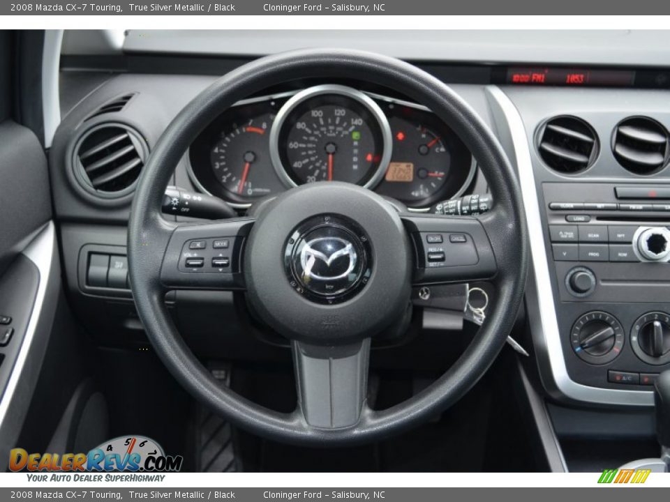 2008 Mazda CX-7 Touring True Silver Metallic / Black Photo #21