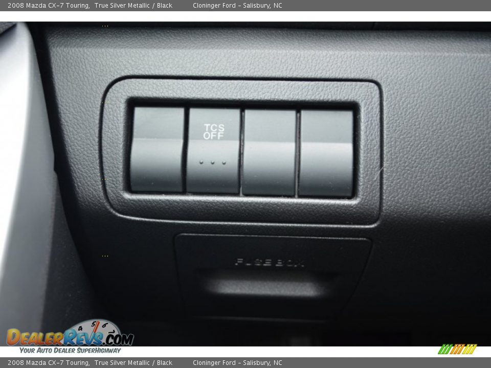 2008 Mazda CX-7 Touring True Silver Metallic / Black Photo #22
