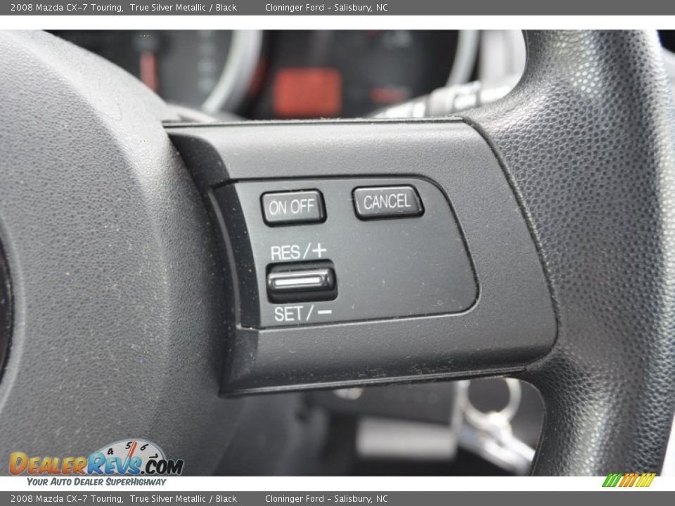 2008 Mazda CX-7 Touring True Silver Metallic / Black Photo #24