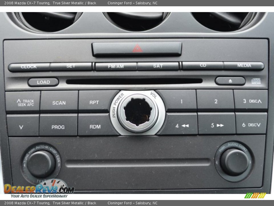 2008 Mazda CX-7 Touring True Silver Metallic / Black Photo #27