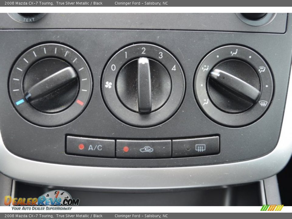 2008 Mazda CX-7 Touring True Silver Metallic / Black Photo #28