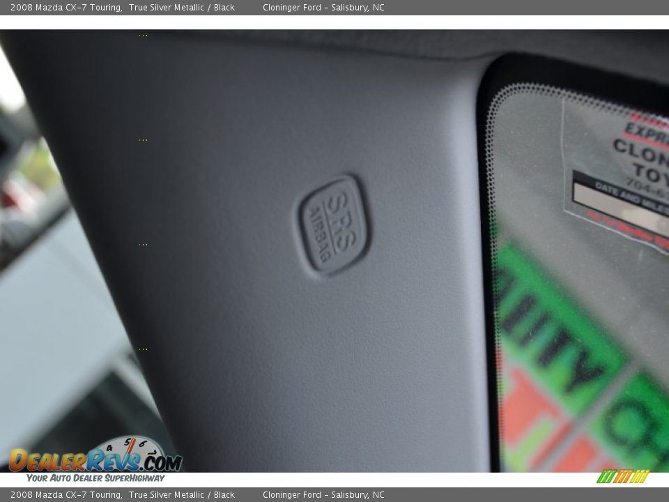 2008 Mazda CX-7 Touring True Silver Metallic / Black Photo #31