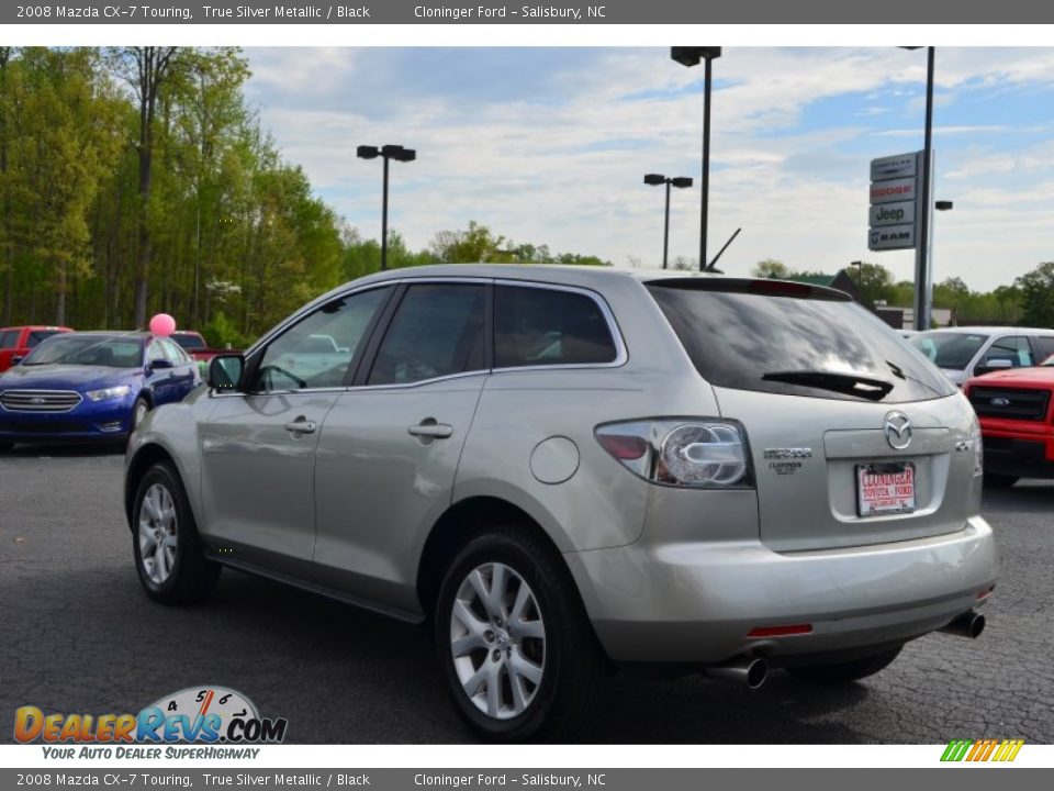 2008 Mazda CX-7 Touring True Silver Metallic / Black Photo #33