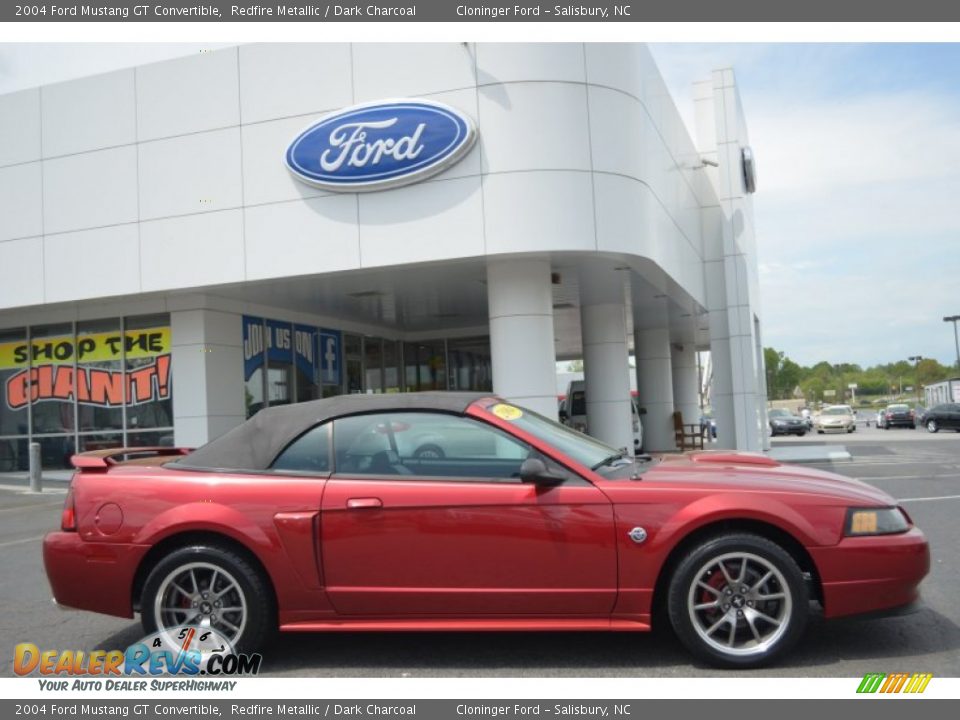 Redfire Metallic 2004 Ford Mustang GT Convertible Photo #2