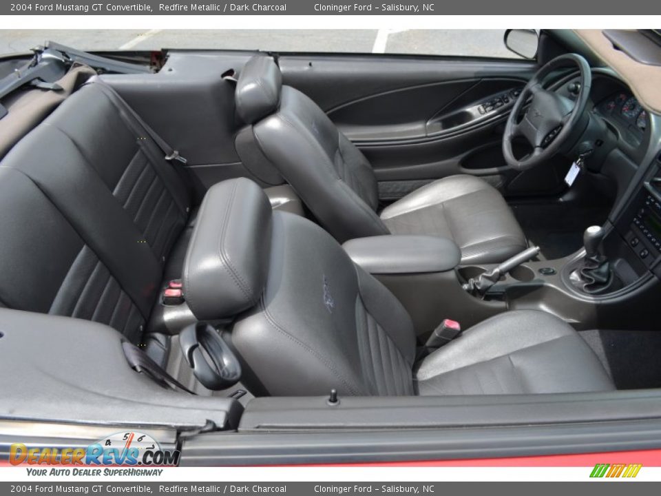Dark Charcoal Interior - 2004 Ford Mustang GT Convertible Photo #12