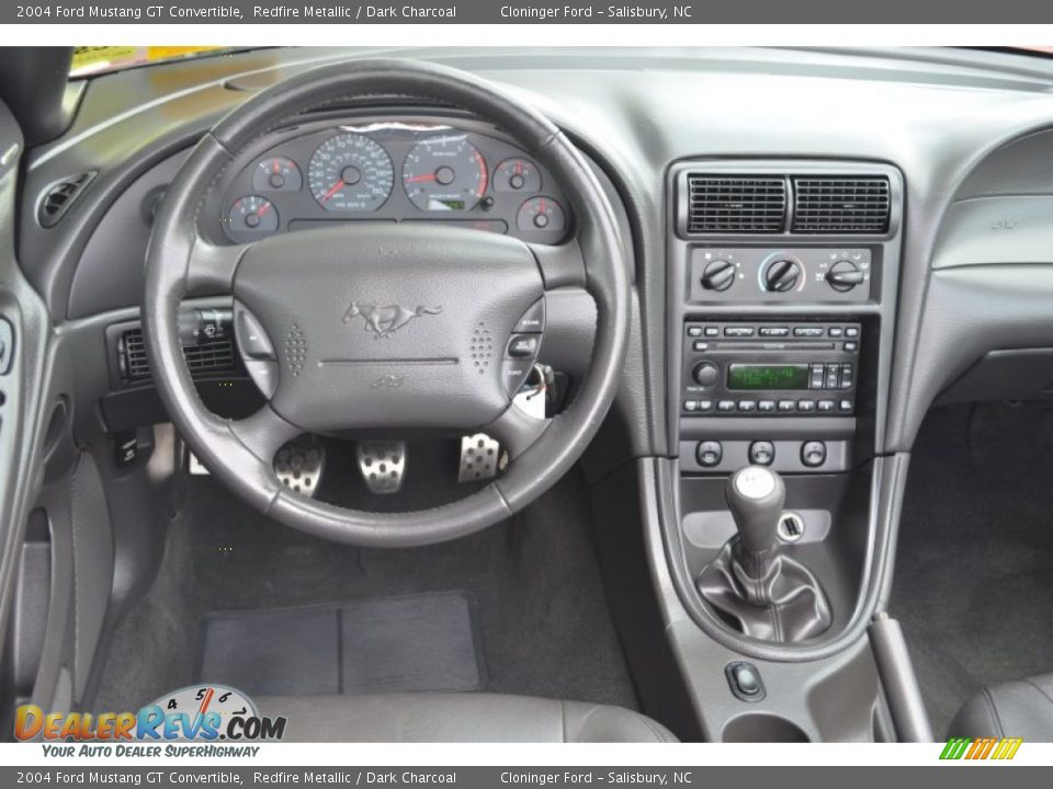 Dashboard of 2004 Ford Mustang GT Convertible Photo #14