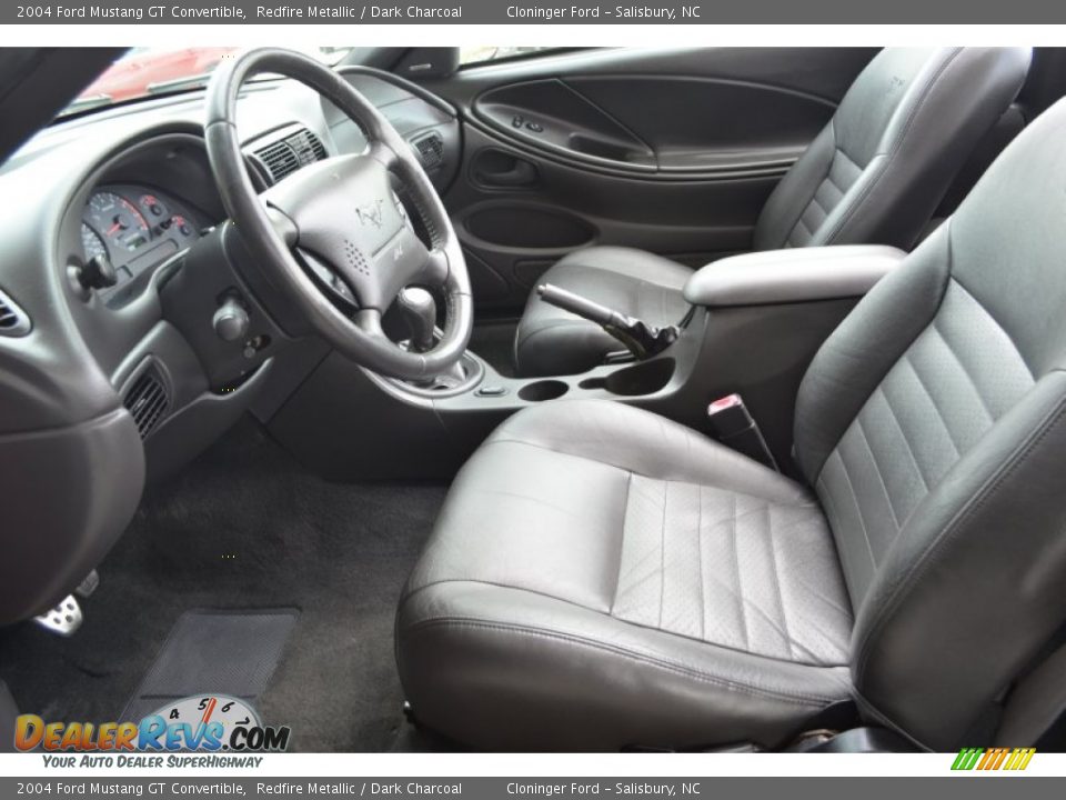 Dark Charcoal Interior - 2004 Ford Mustang GT Convertible Photo #18